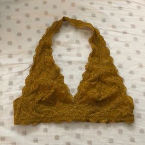 Free People Intimately Marigold Halter Bra